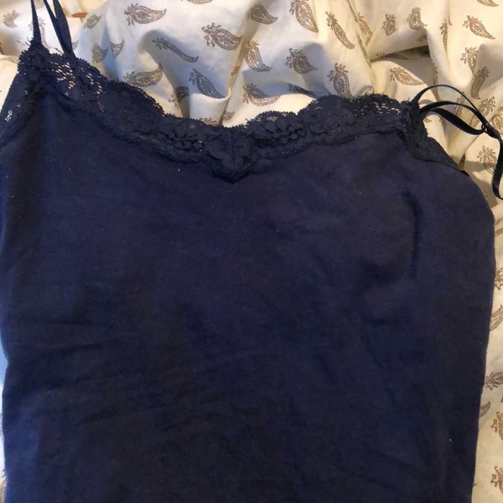 Navy tank top